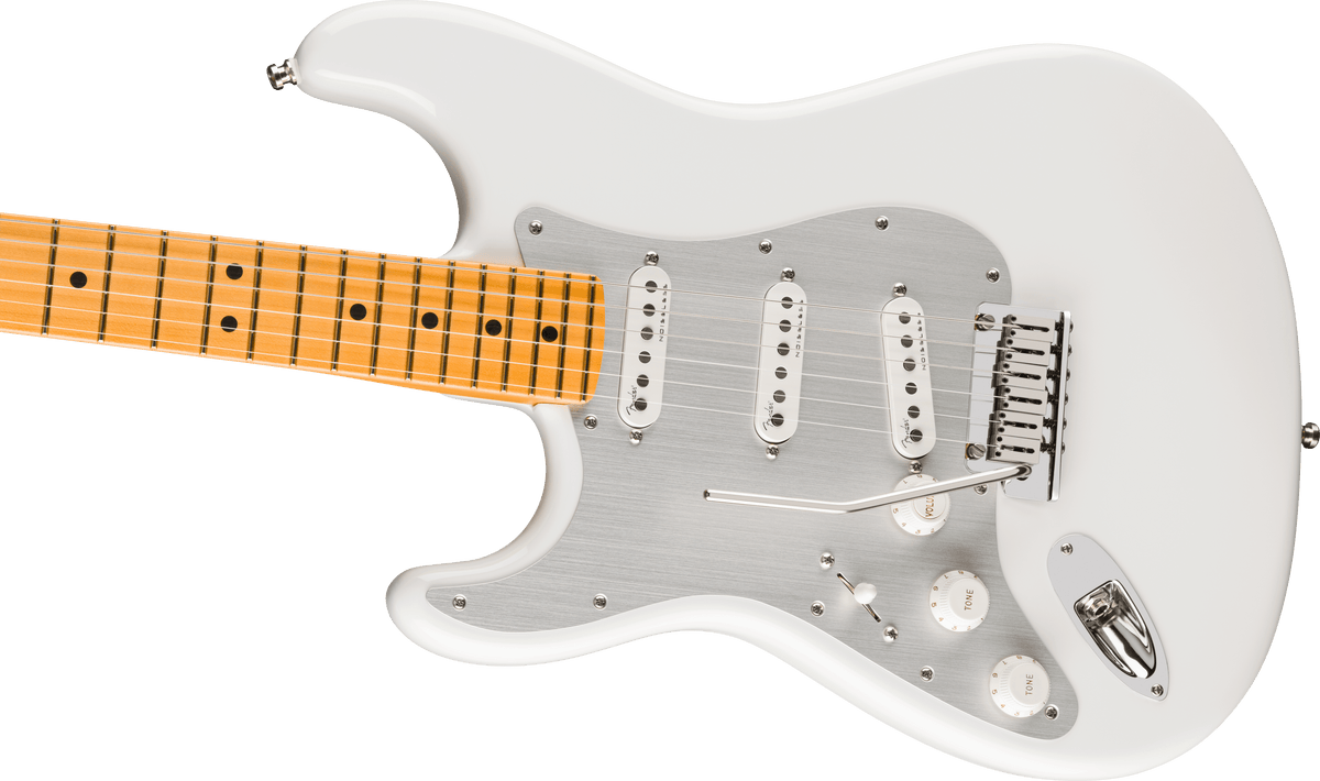 Fender American Ultra II Stratocaster Left-Hand, body detail