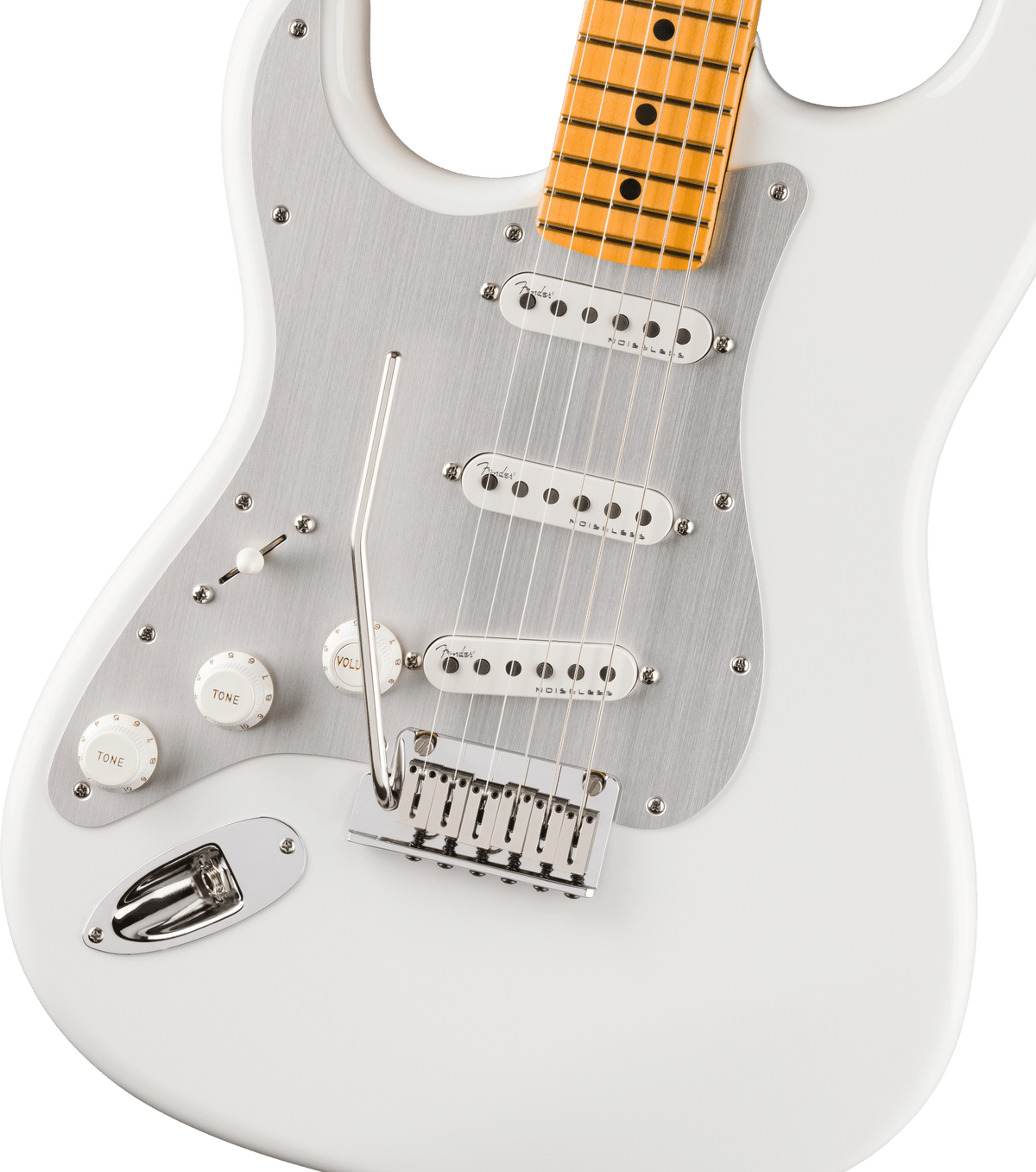 Fender American Ultra II Stratocaster Left-Hand, fingerboard detail