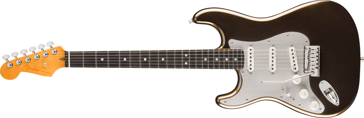 Fender American Ultra II Stratocaster Left-Hand, front view