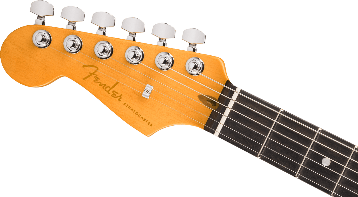 Fender American Ultra II Stratocaster Left-Hand, headstock, front