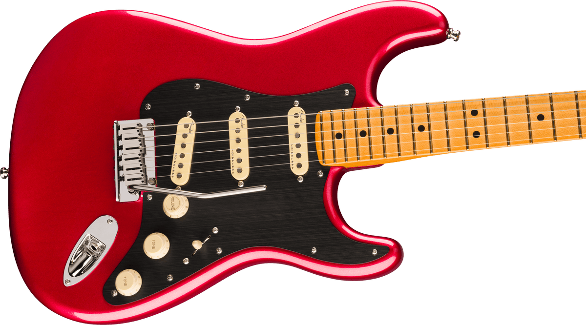 Fender American Ultra II Stratocaster, body detail