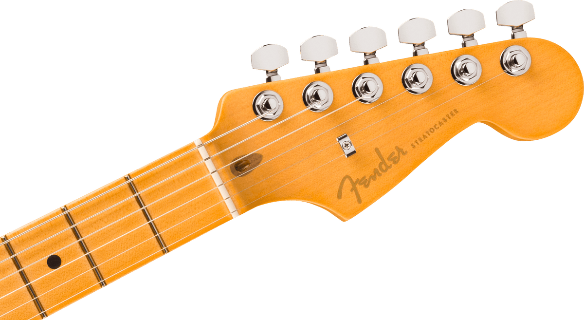 Fender American Ultra II Stratocaster, headstock, front