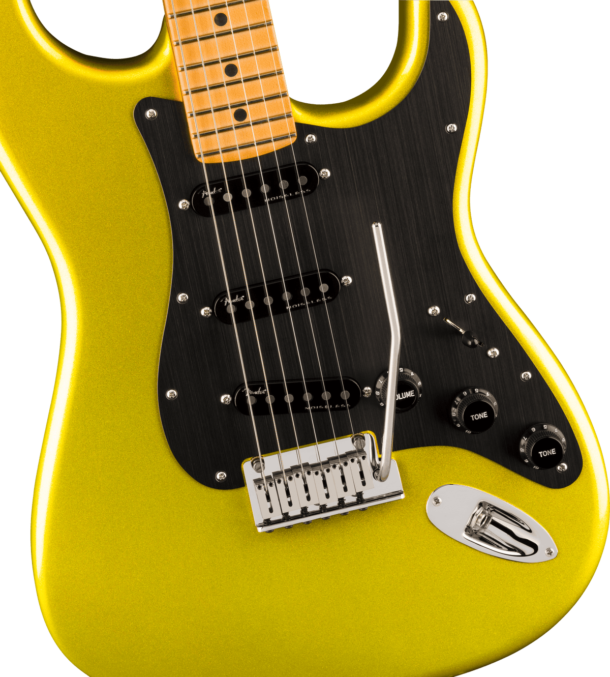 Fender American Ultra II Stratocaster, fingerboard detail