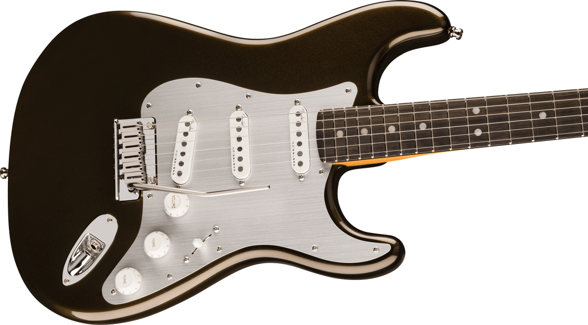 Fender American Ultra II Stratocaster, body detail
