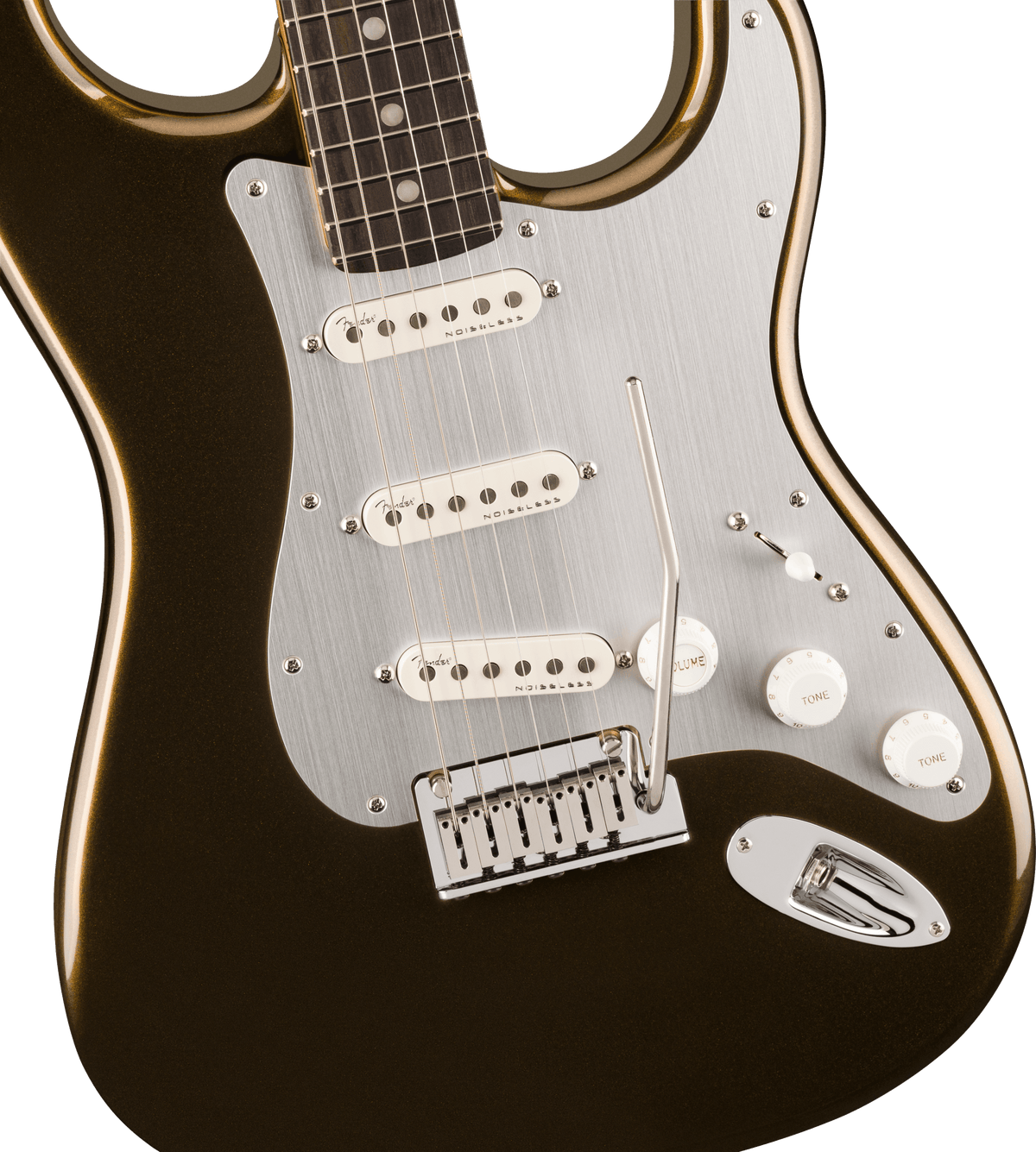 Fender American Ultra II Stratocaster, fingerboard detail