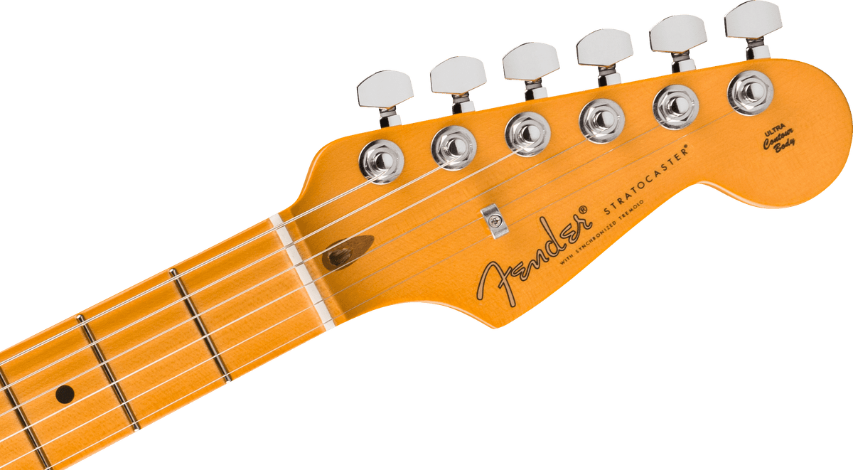 Fender American Ultra Luxe Vintage '50s Stratocaster, headstock, front