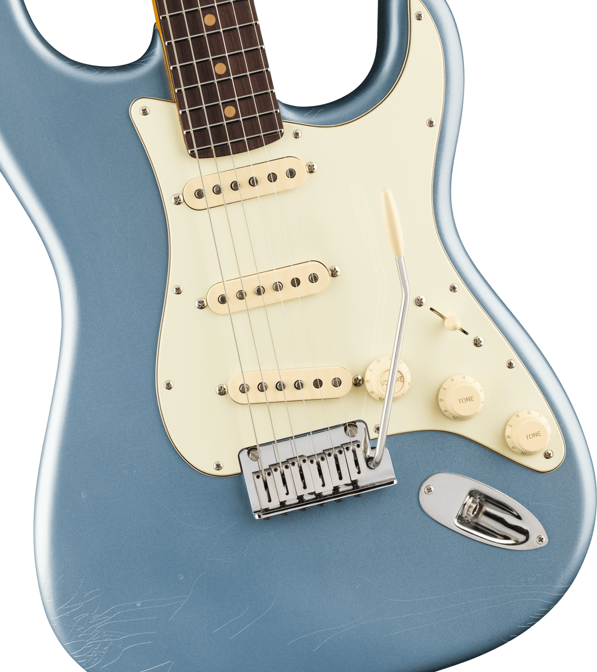 Fender American Ultra Luxe Vintage '60s Stratocaster, fingerboard detail