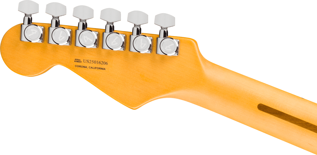 Fender American Ultra Luxe Vintage '60s Stratocaster, headstock, back
