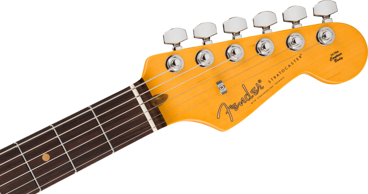 Fender American Ultra Luxe Vintage '60s Stratocaster, headstock, front