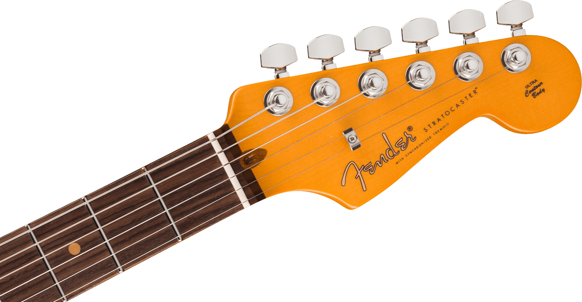 Fender American Ultra Luxe Vintage '60s Stratocaster, headstock, front