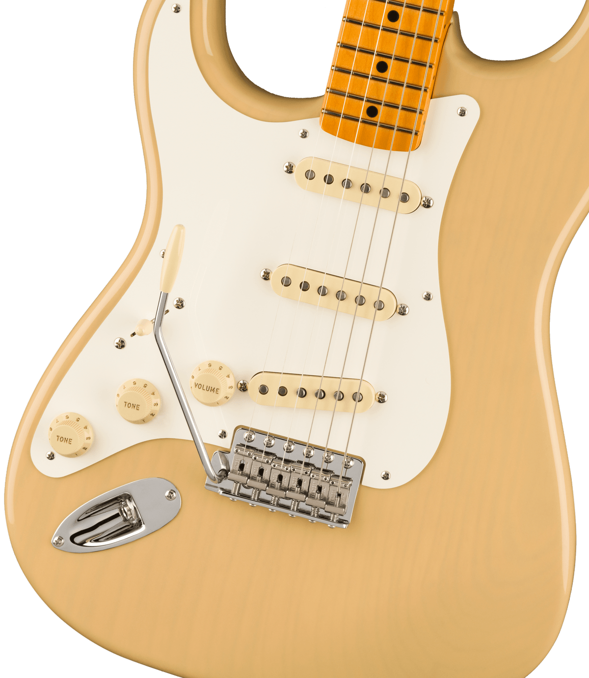 Fender American Vintage II 1957 Stratocaster Left-Hand, fingerboard detail
