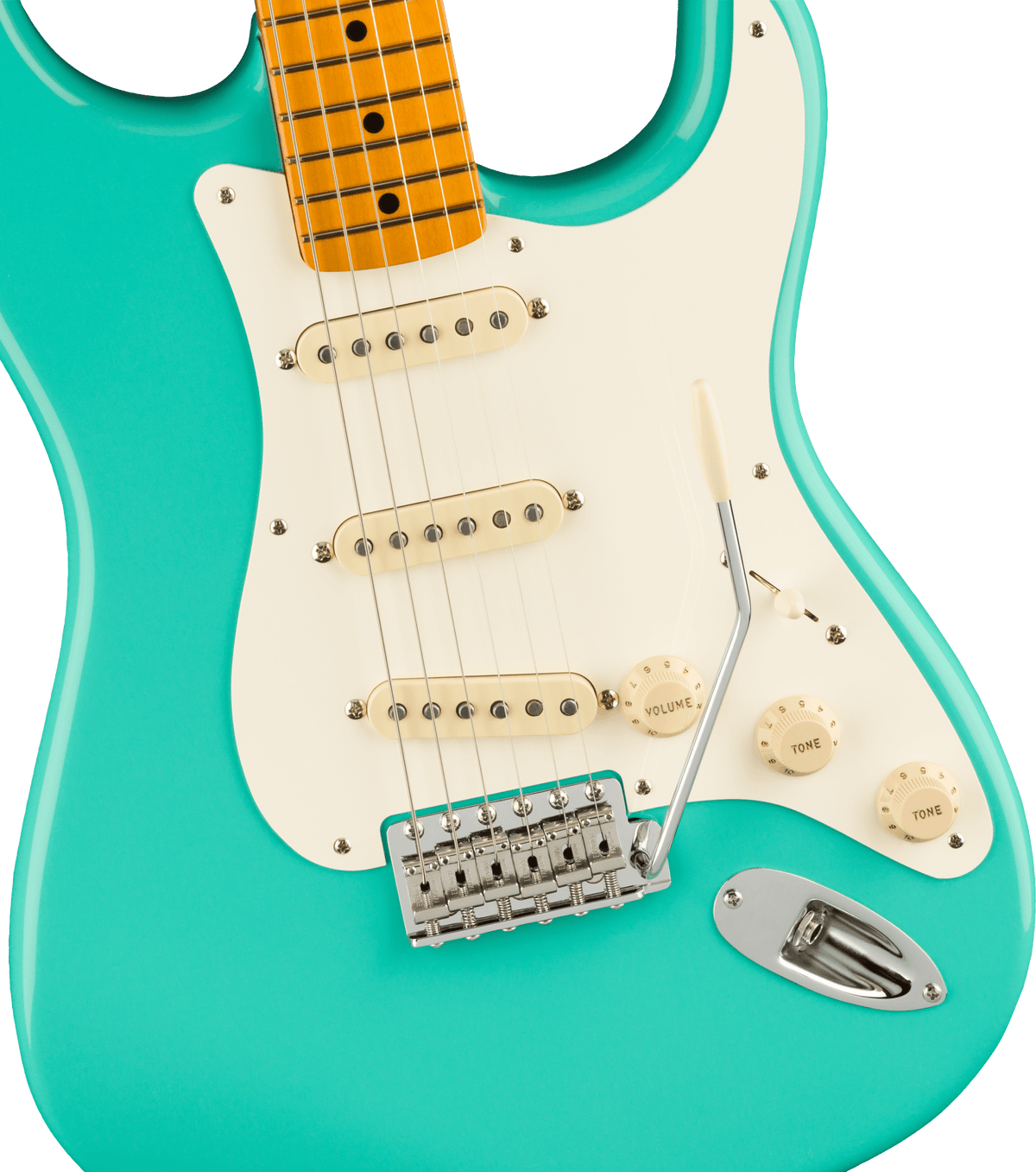 Fender American Vintage II 1957 Stratocaster, fingerboard detail