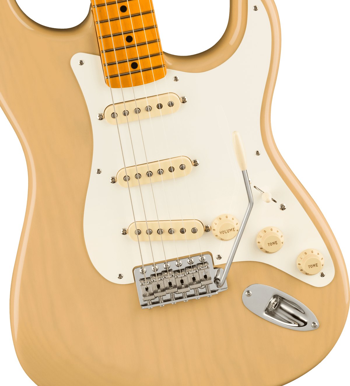 Fender American Vintage II 1957 Stratocaster, fingerboard detail