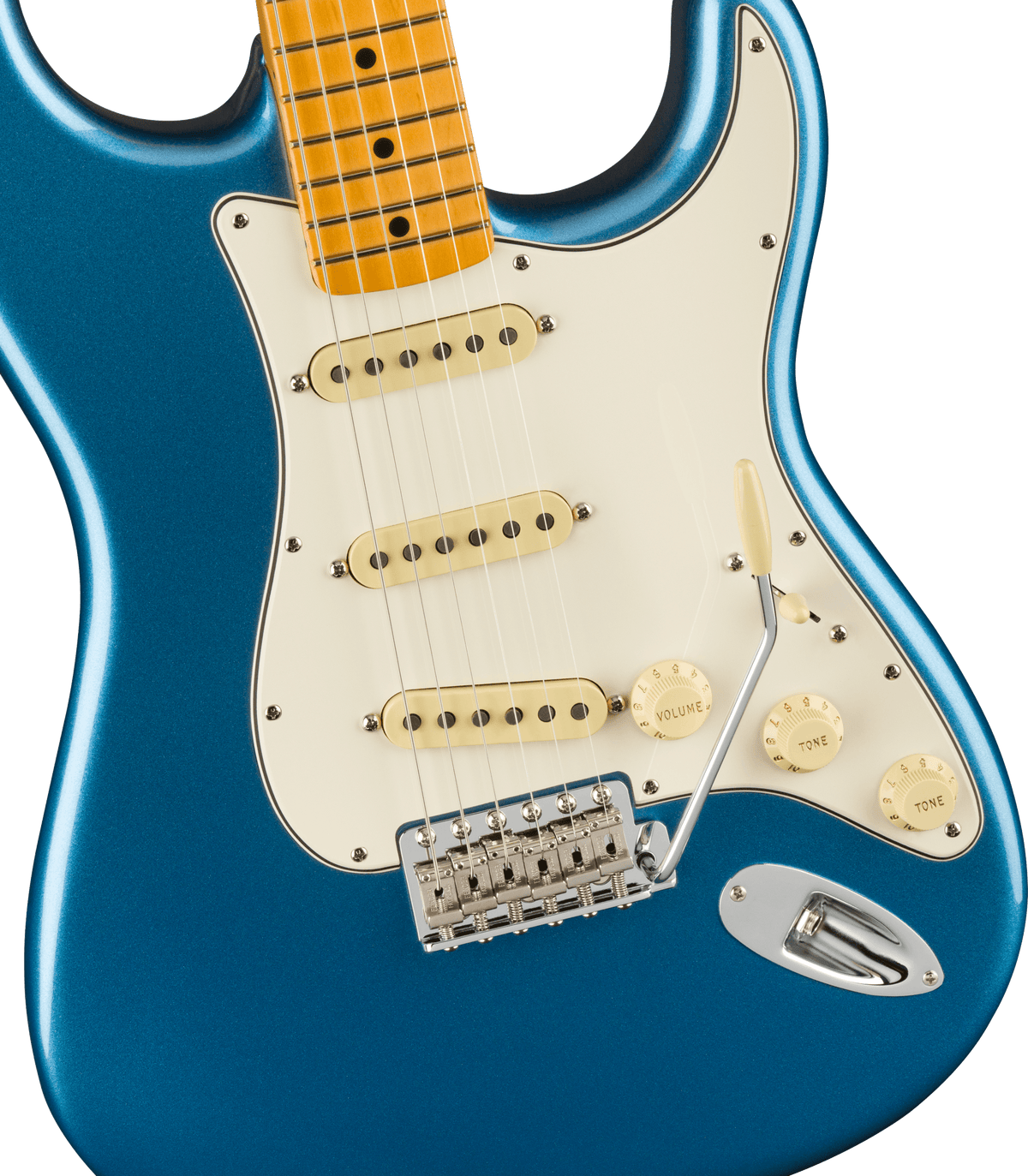 Fender American Vintage II 1973 Stratocaster, fingerboard detail