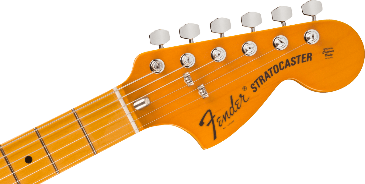 Fender American Vintage II 1973 Stratocaster, headstock, front