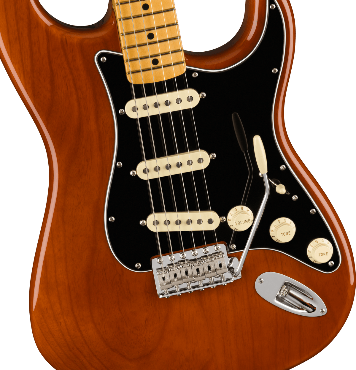 Fender American Vintage II 1973 Stratocaster, fingerboard detail