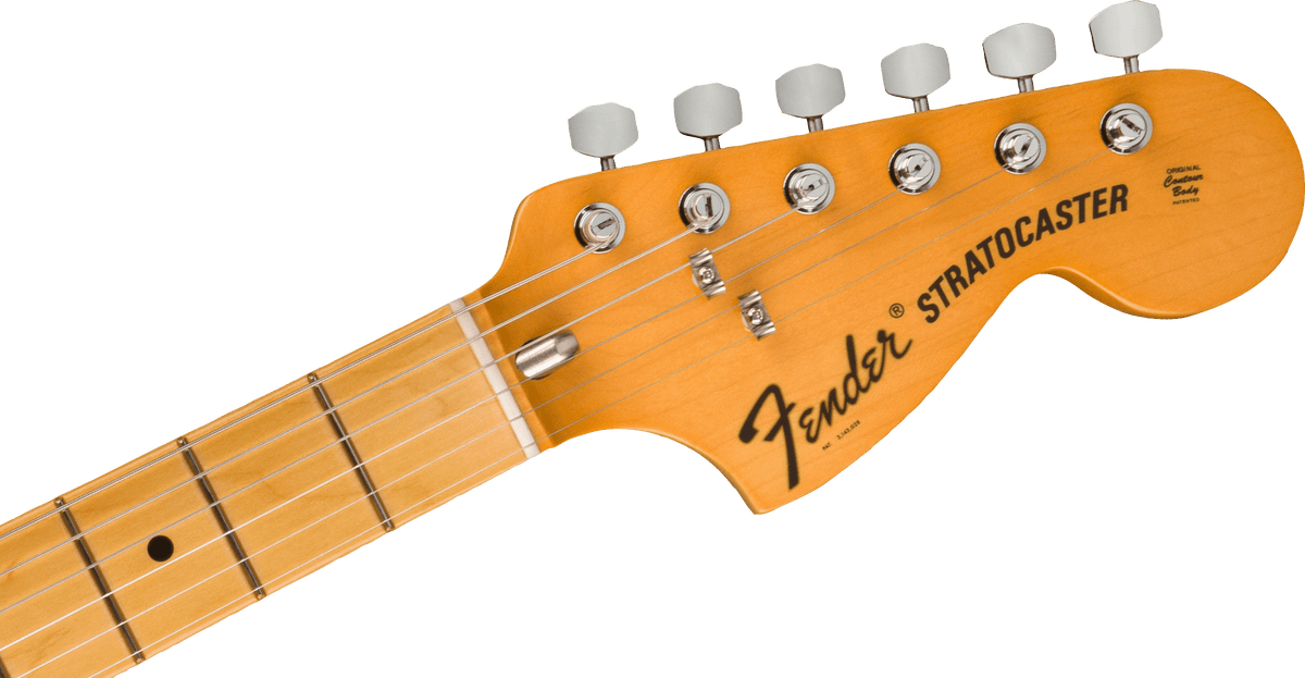 Fender American Vintage II 1973 Stratocaster, headstock, front