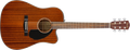 Fender CD-60SCE Dreadnought, All-Mahogany