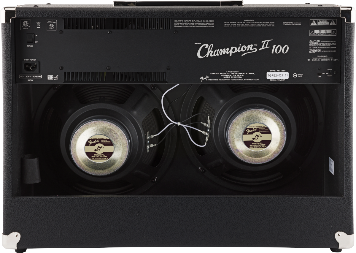 Fender Champion II 100, back view
