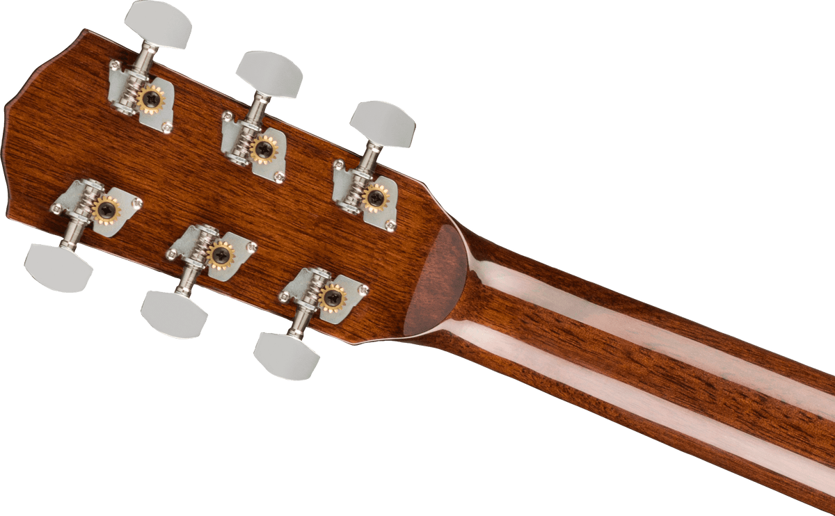 Fender CP-60S Parlor, headstock, back