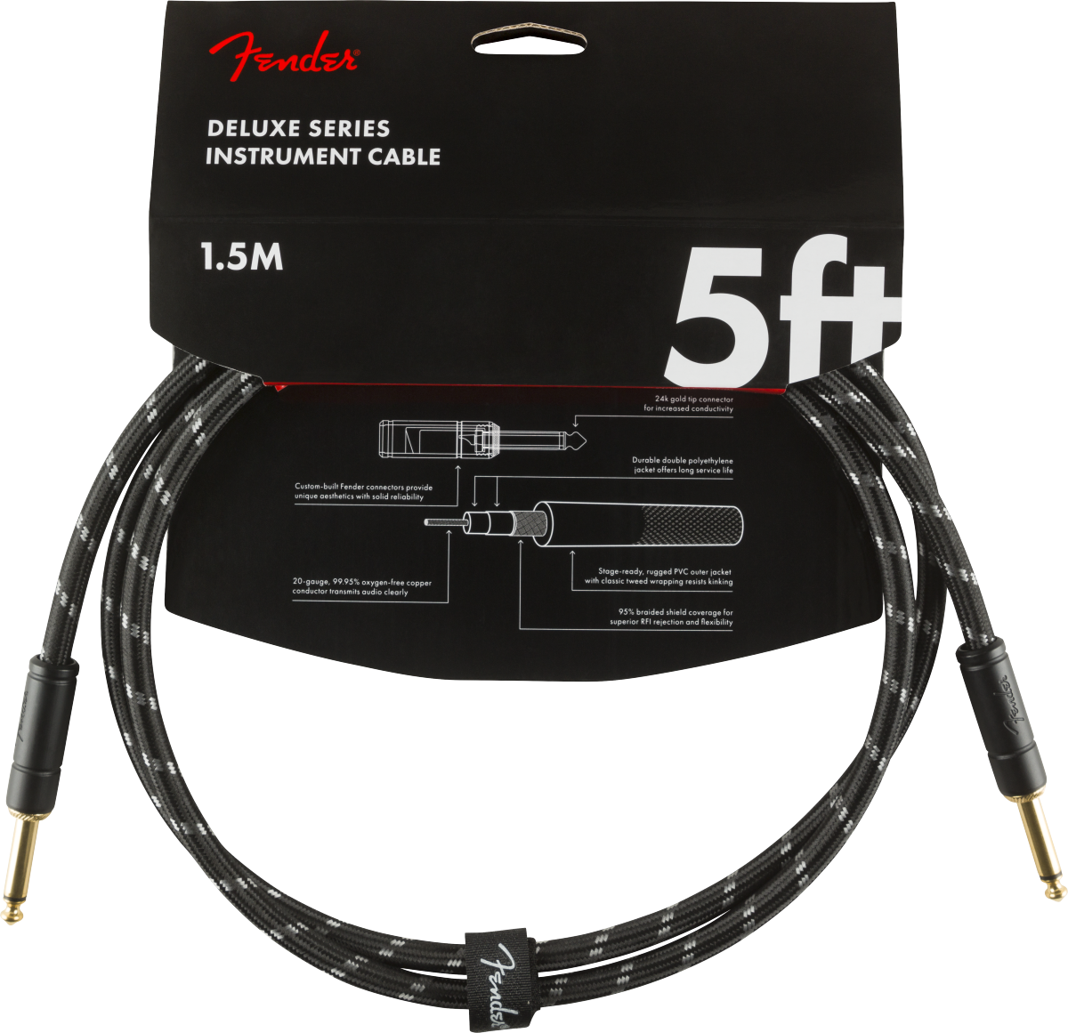 Fender Deluxe Series Tweed Instrument Cables