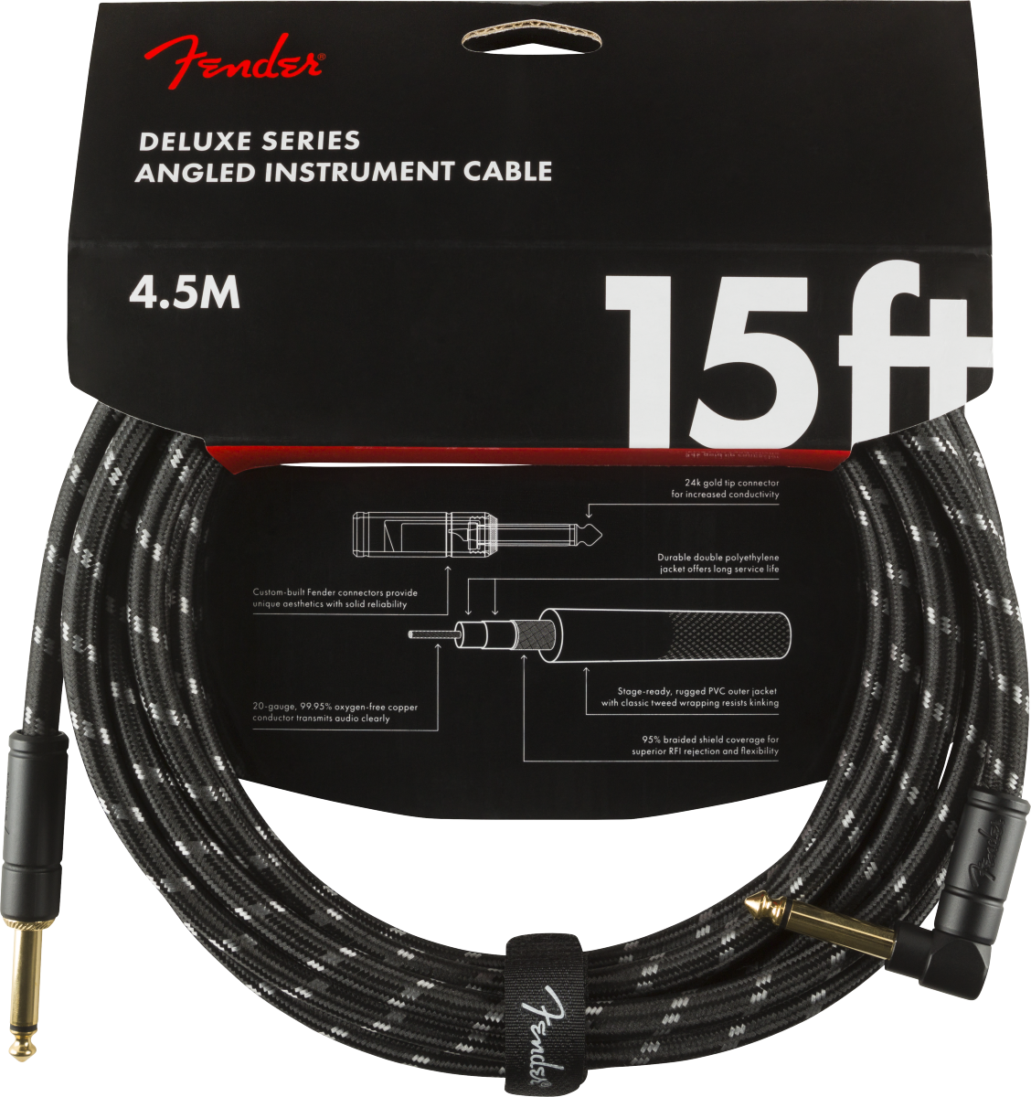 Fender Deluxe Series Tweed Instrument Cables