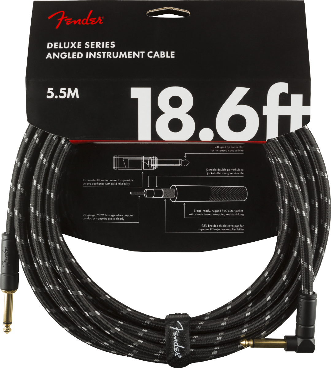 Fender Deluxe Series Tweed Instrument Cables