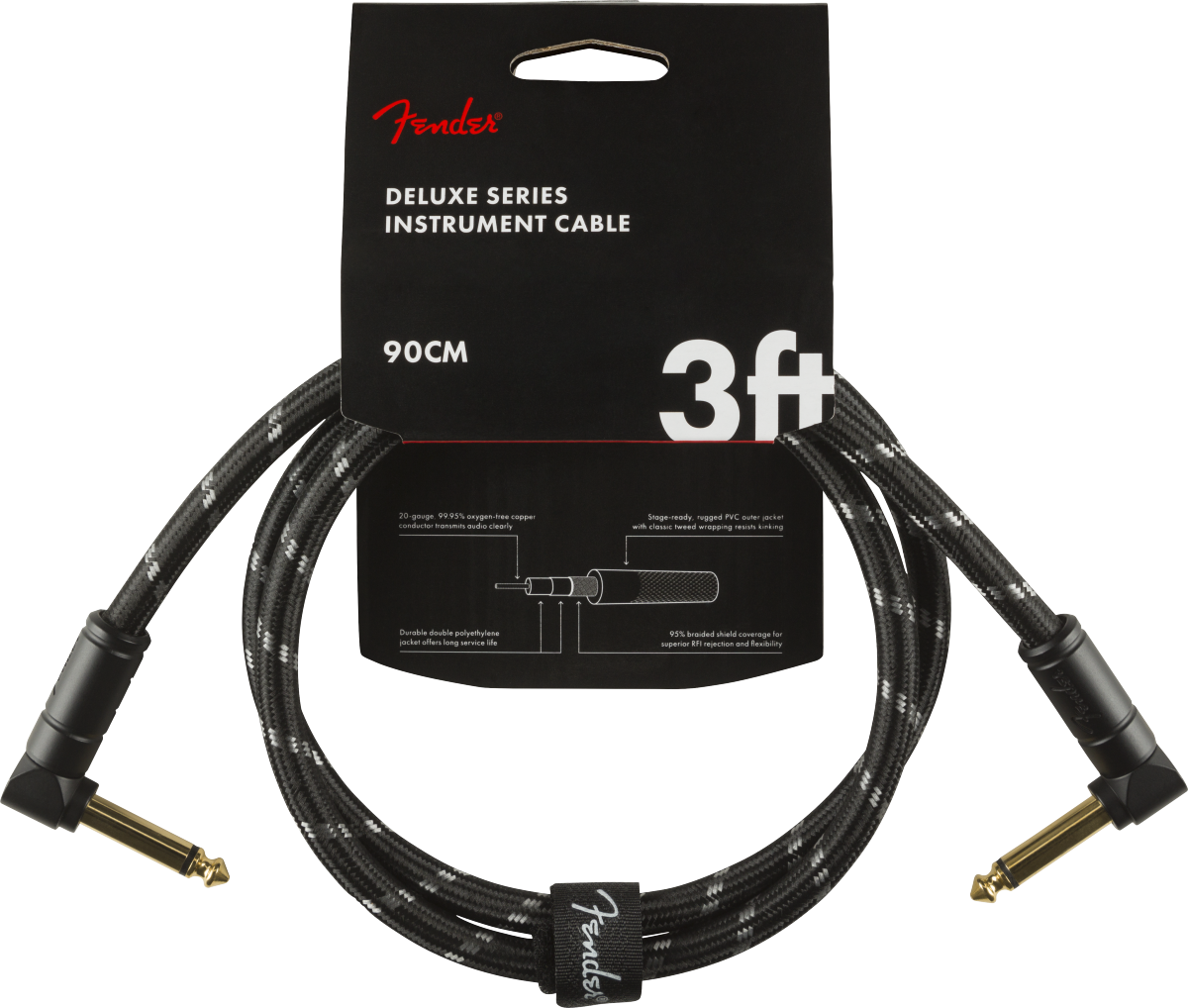 Fender Deluxe Series Tweed Instrument Cables