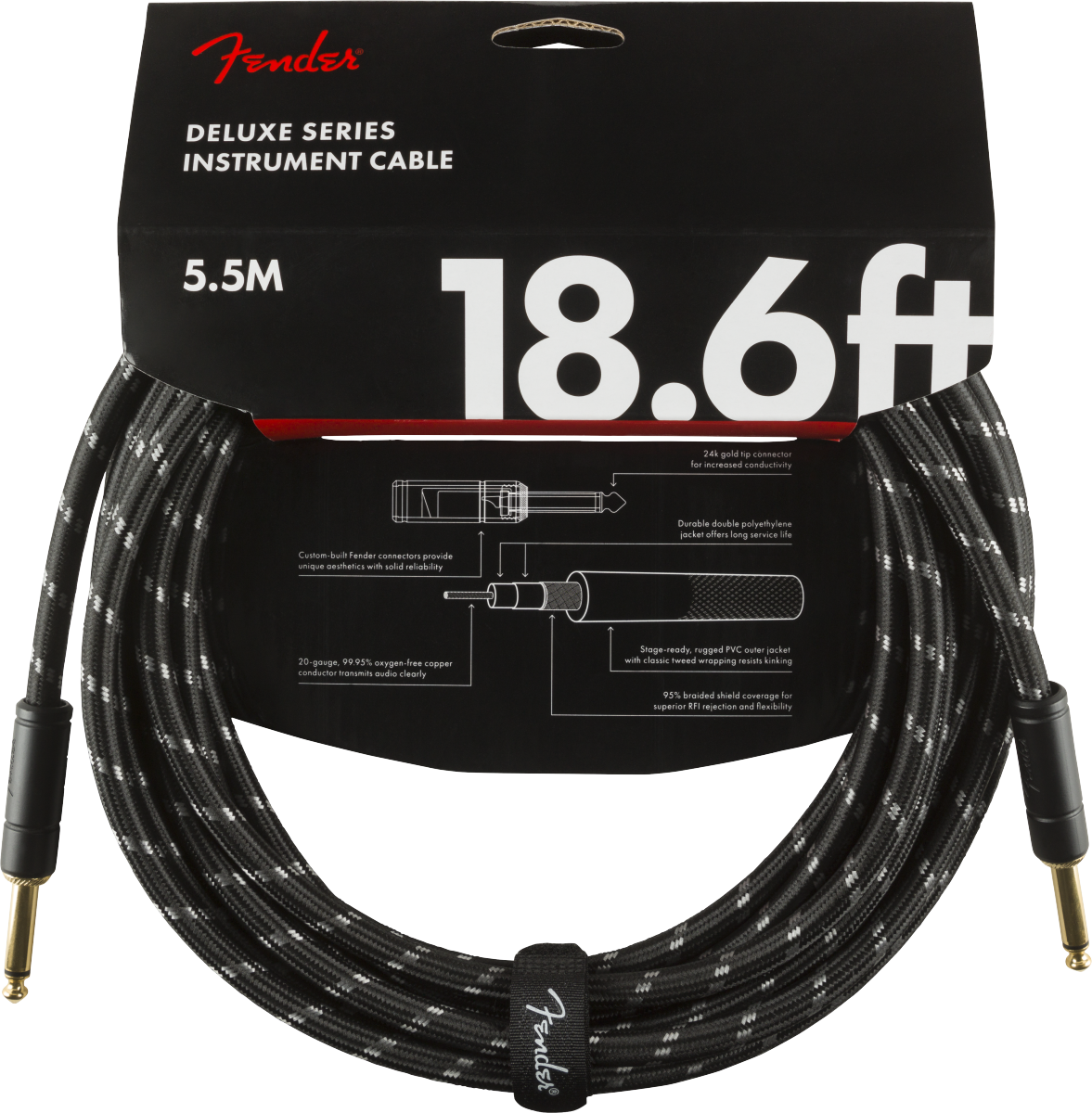 Fender Deluxe Series Tweed Instrument Cables