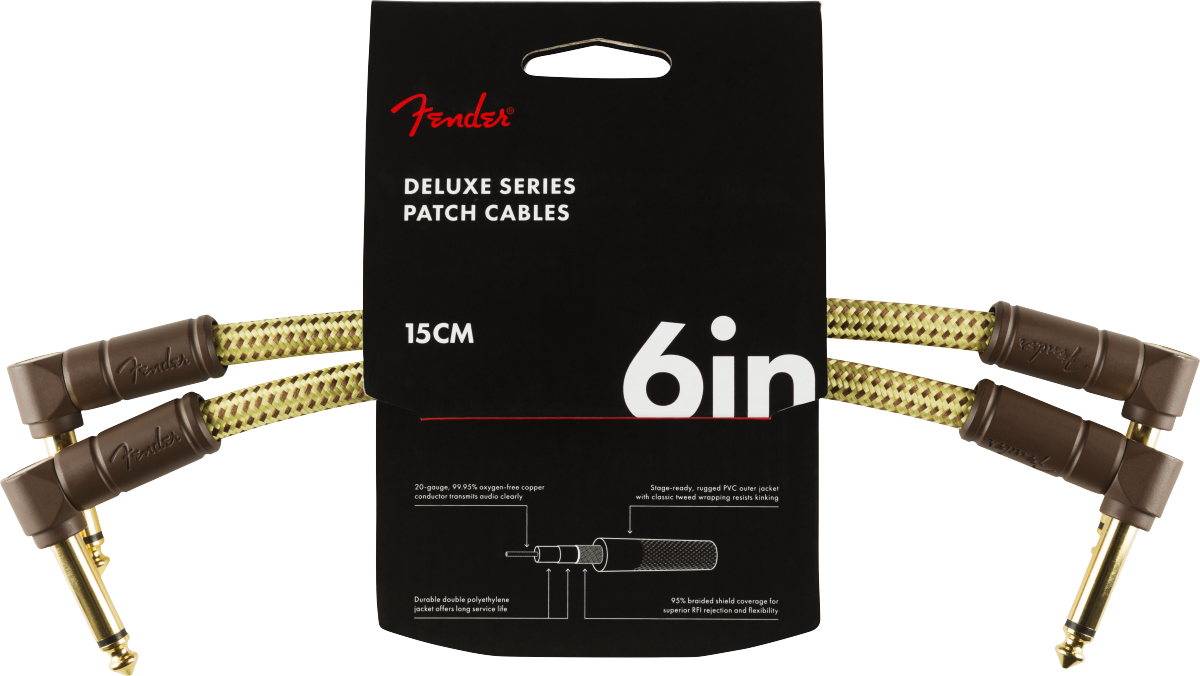 Fender Deluxe Series Tweed Instrument Cables