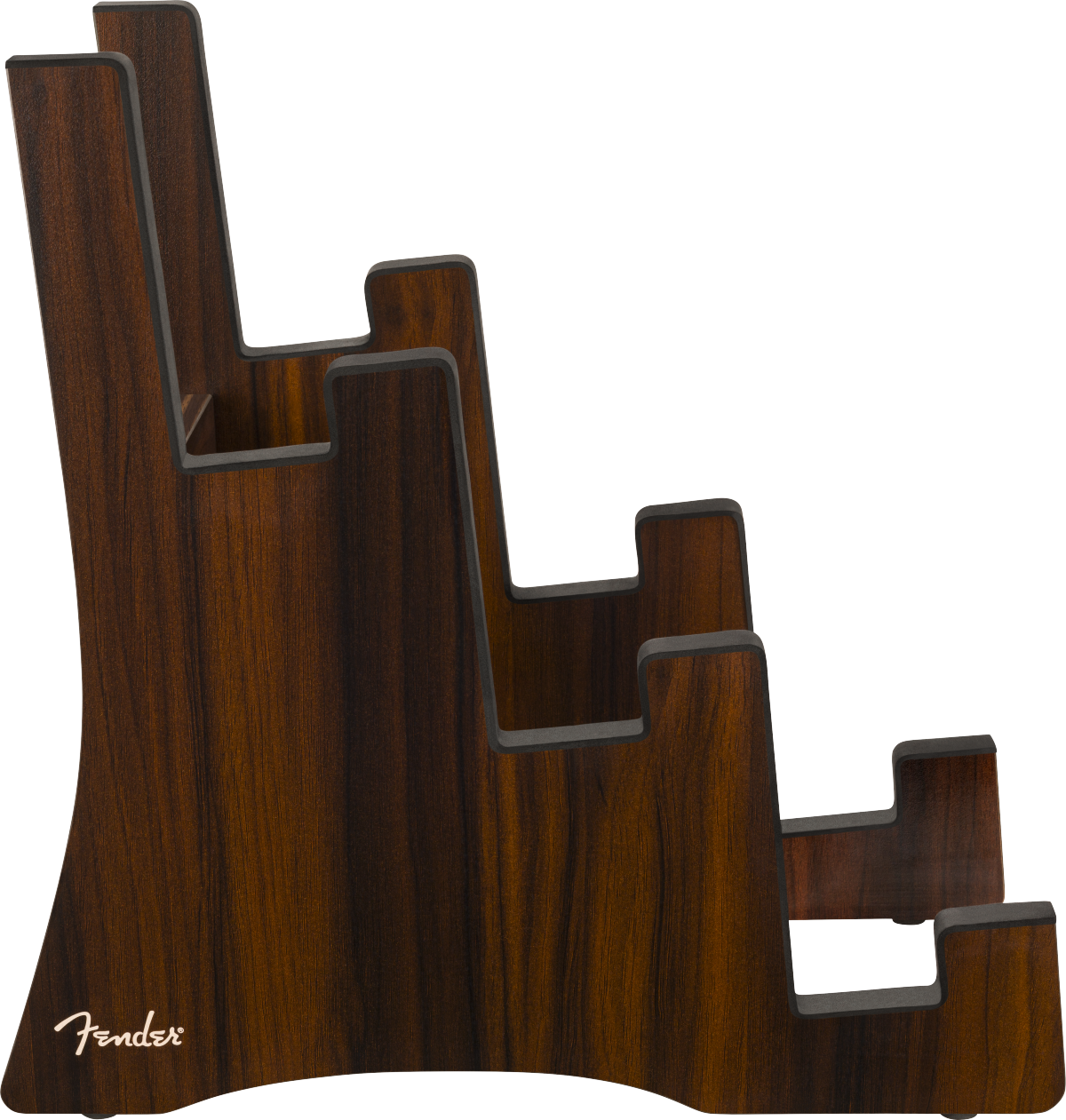Fender Deluxe Wooden 3-Tier Guitar Stand, detail