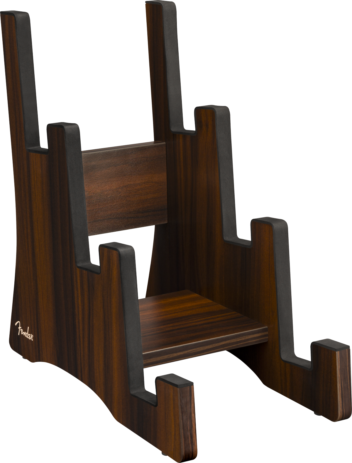 Fender Deluxe Wooden 3-Tier Guitar Stand