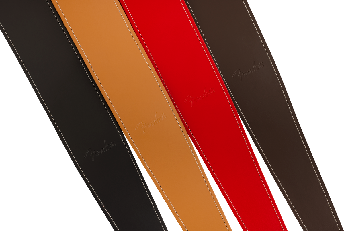Fender Essentials Leather Straps, detail