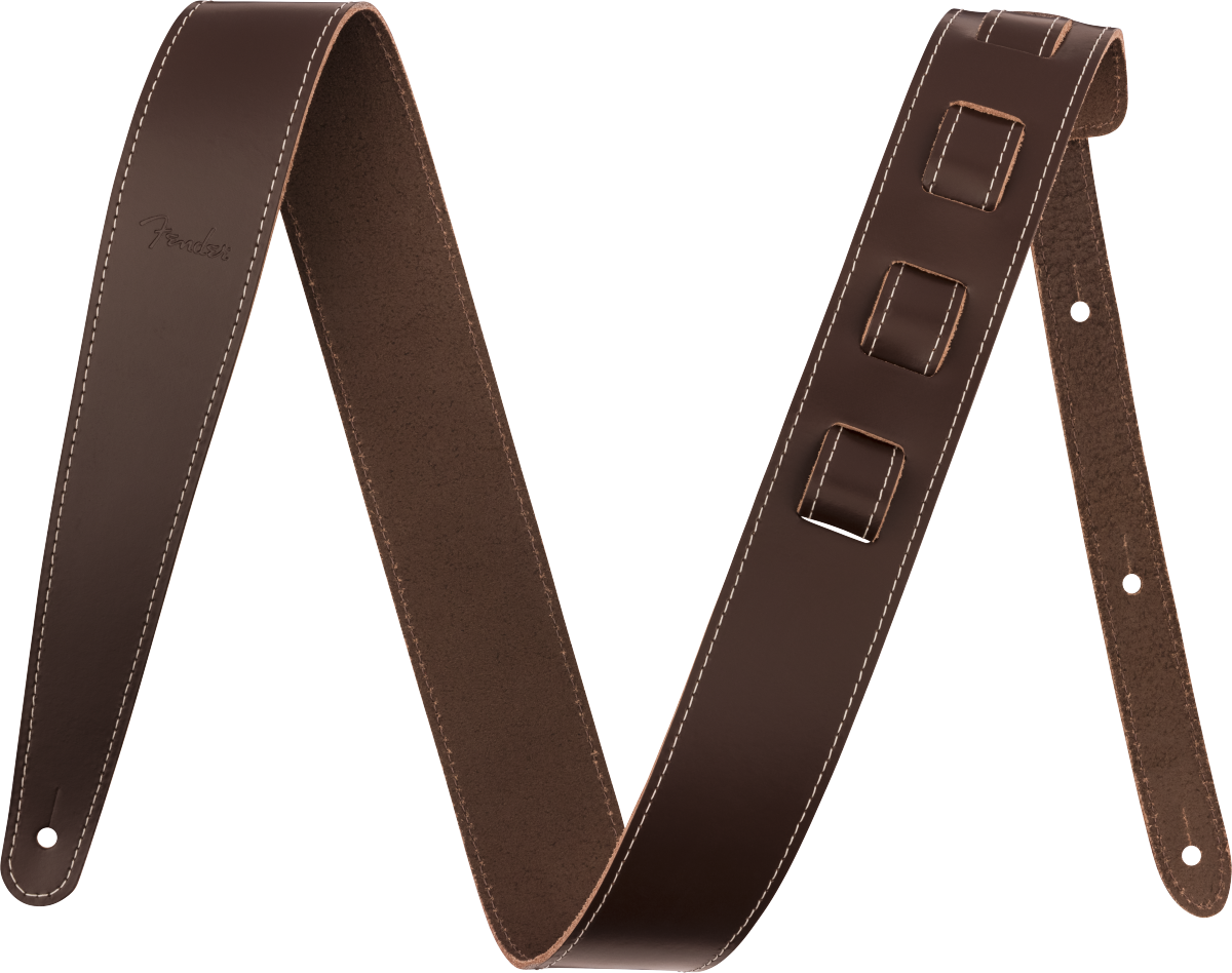 Fender Essentials Leather Straps, front view