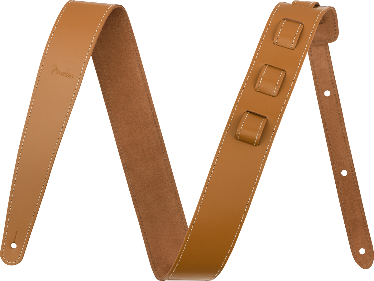 Fender Essentials Leather Straps, front view