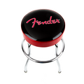 Fender Fender Red Sparkle Logo Barstool, Black and Red Sparkle Black and Red Sparkle 24 in