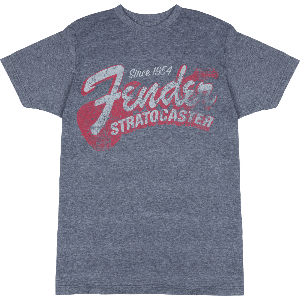 Fender Fender Since 1954 Strat T-Shirt Blue Smoke XXL
