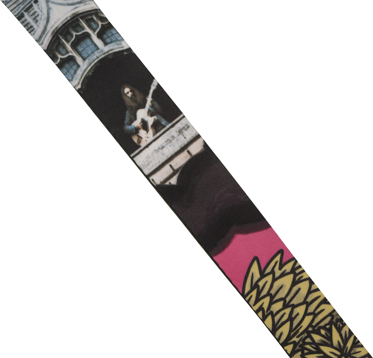 Fender George Harrison All Things Must Pass Friar Park Strap, detail