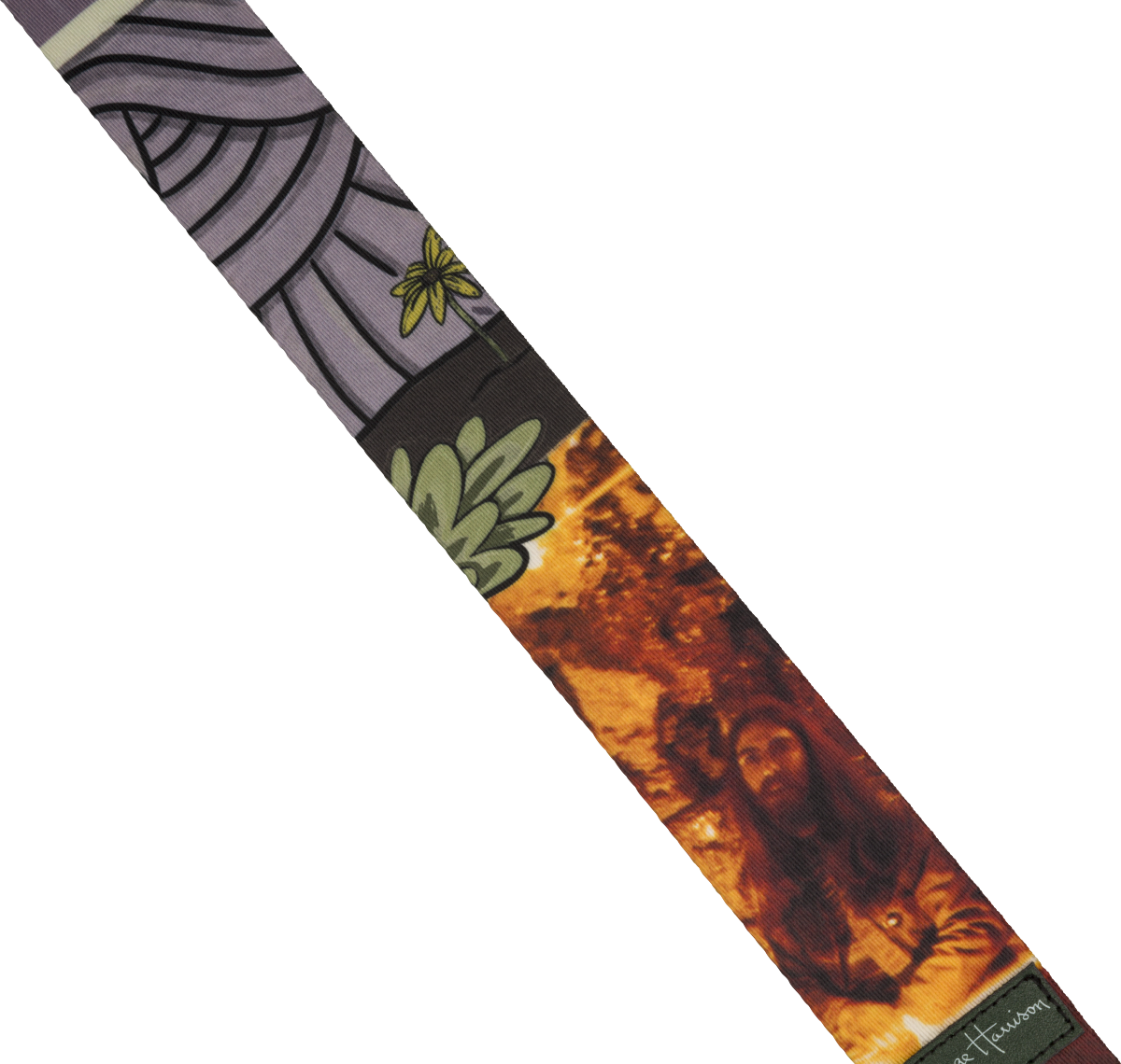 Fender George Harrison All Things Must Pass Friar Park Strap, detail