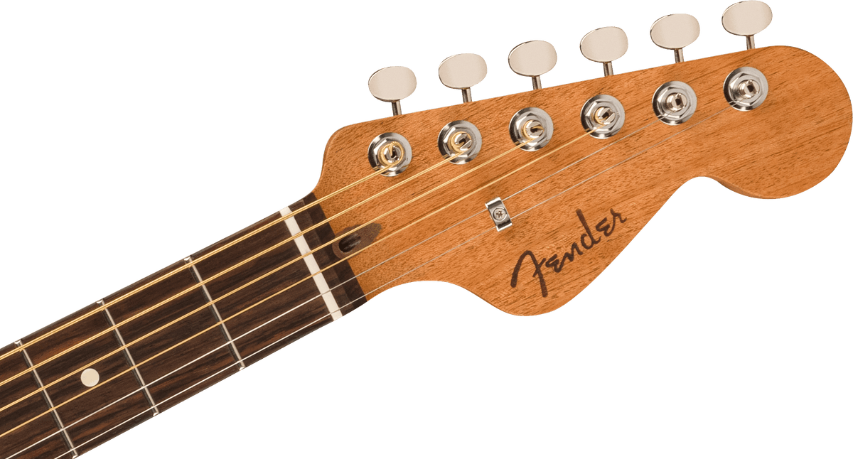Fender Highway Series Parlor, headstock, front