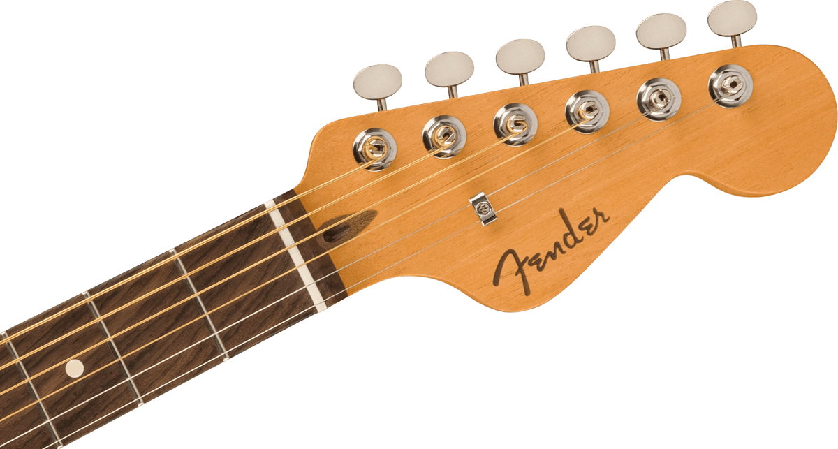 Fender Highway Series Parlor, headstock, front
