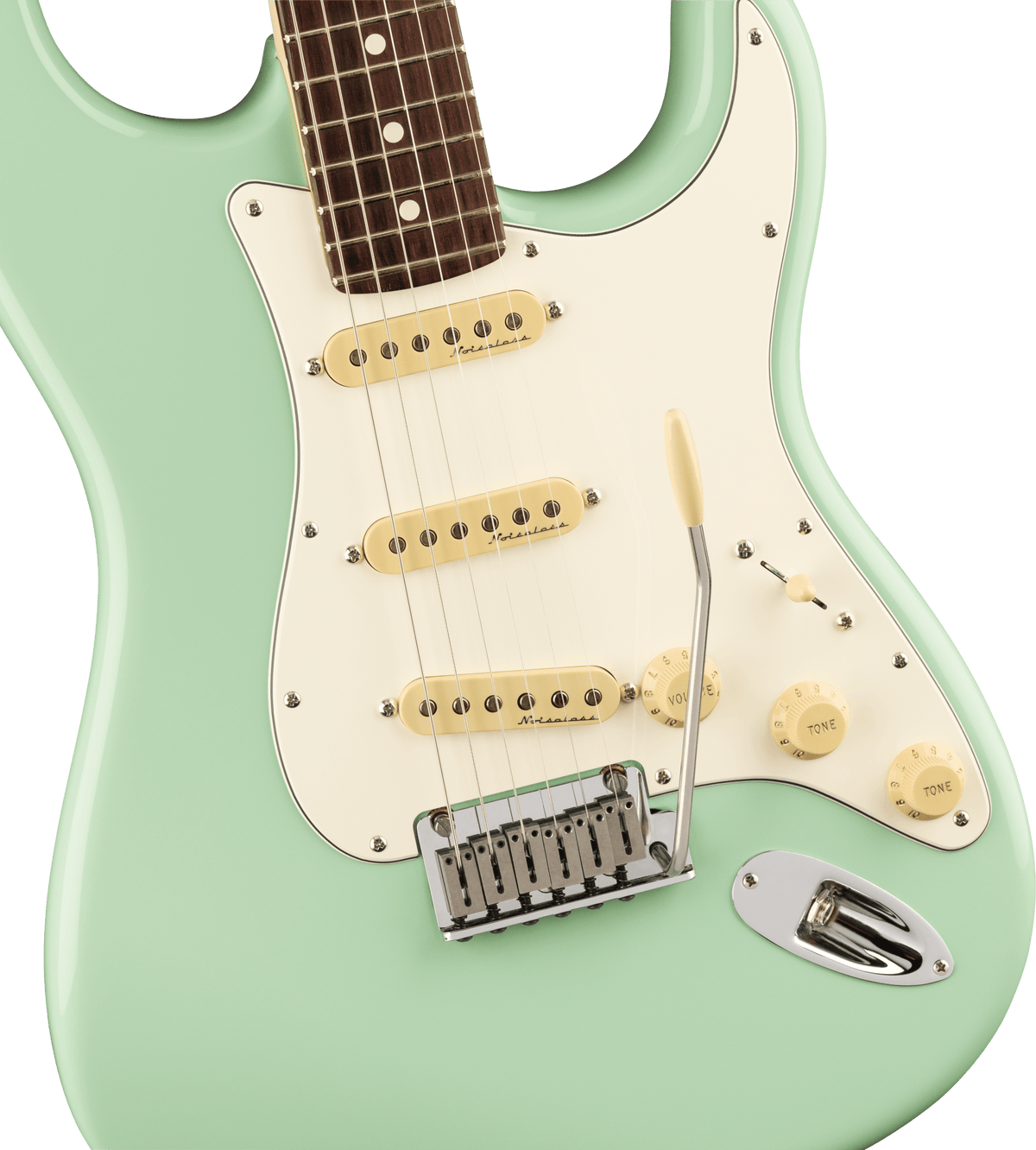 Fender Jeff Beck Stratocaster, fingerboard detail