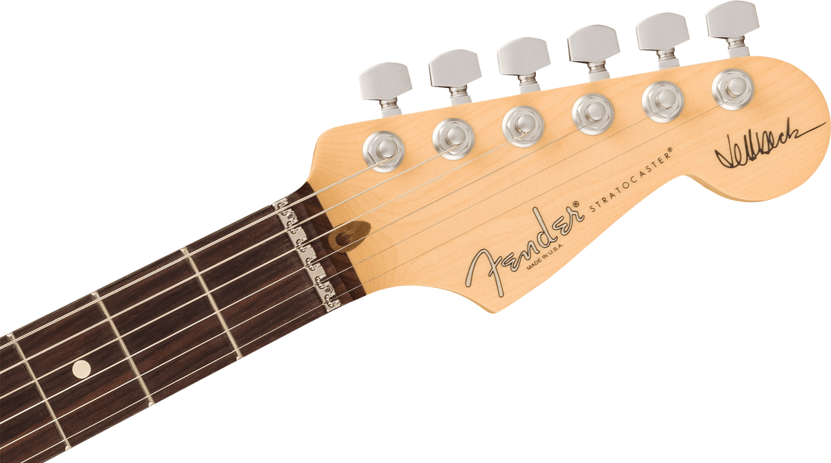 Fender Jeff Beck Stratocaster, headstock, front