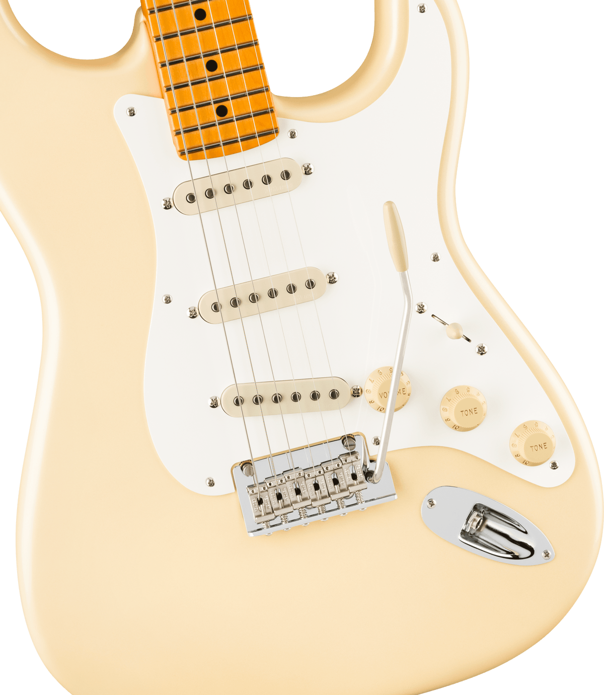 Fender Lincoln Brewster Stratocaster, fingerboard detail