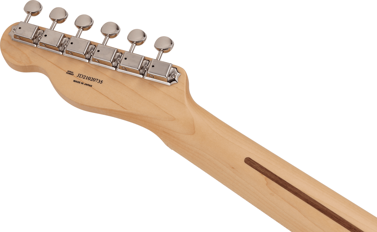 Fender Made in Japan Junior Collection Telecaster, headstock, back