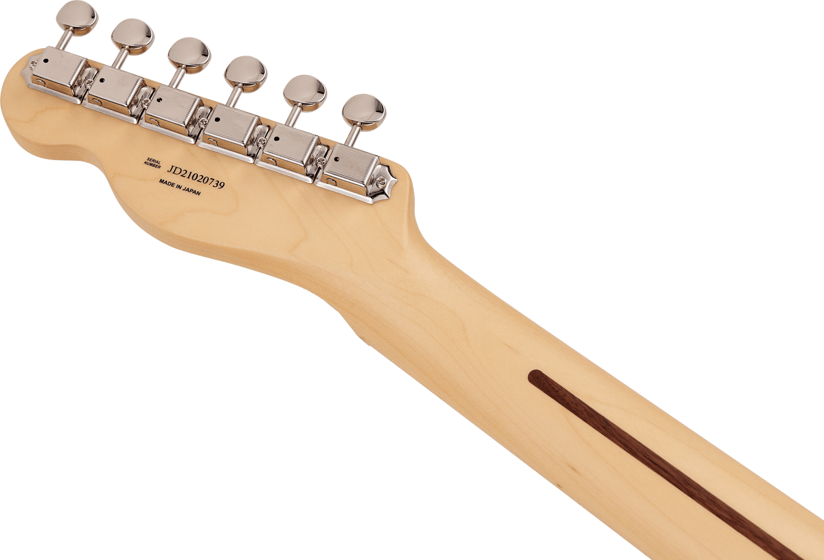 Fender Made in Japan Junior Collection Telecaster, headstock, back