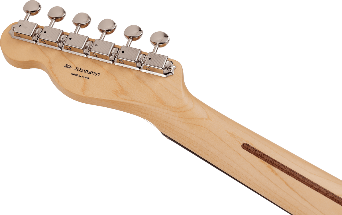 Fender Made in Japan Junior Collection Telecaster, headstock, back