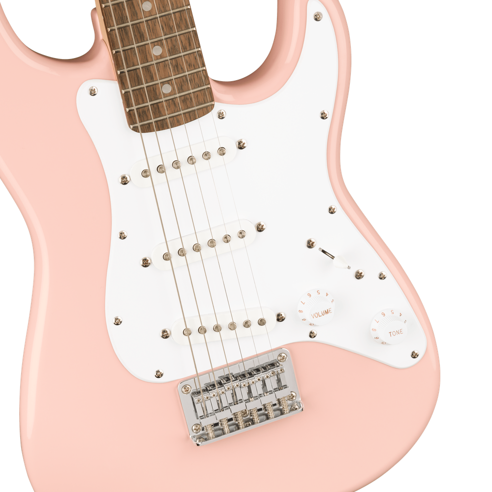Fender Mini Stratocaster Shell Pink Indian Laurel Poplar