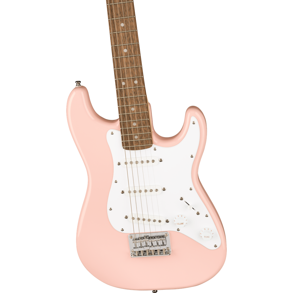 Fender Mini Stratocaster Shell Pink Indian Laurel Poplar