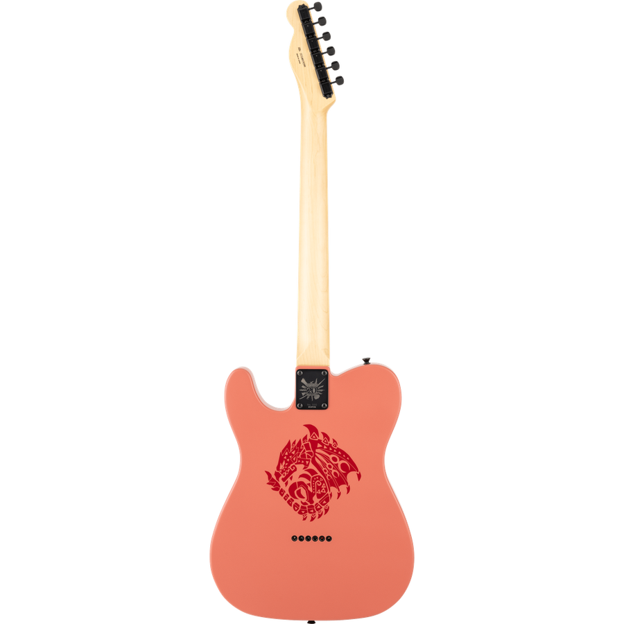 Fender Monster Hunter Rathalos Telecaster, Rosewood Fingerboard, Rathalos Red